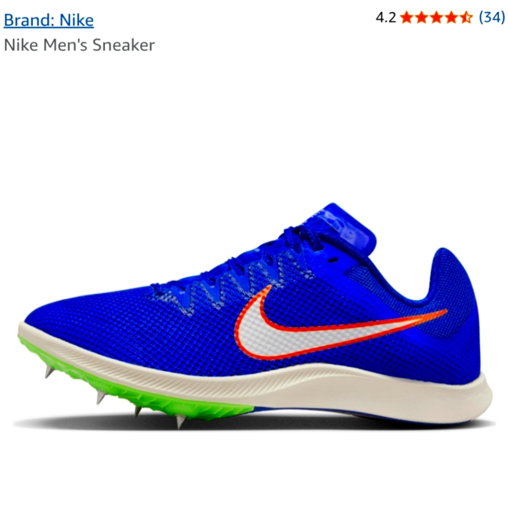 Nike Zoom Rival Track & Field Distance Spikes DC8725-401 Racer Blue Men Siz 10.5